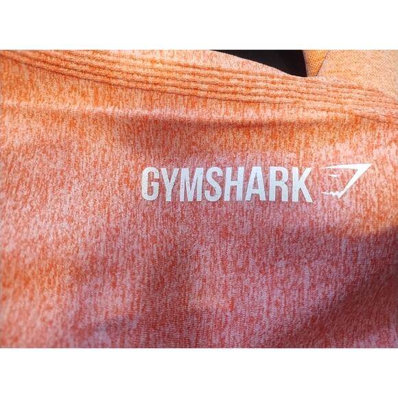 Gymshark dry Women’s small coral orange peach leggings active workout 26 x 27 - Picture 10 of 11